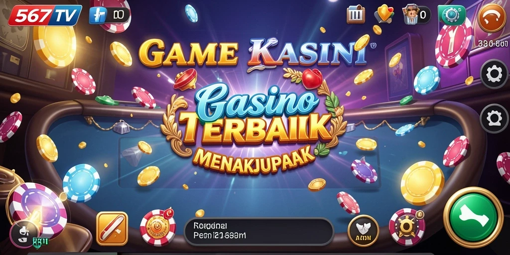 Screenshot permainan Kasino yang menampilkan grafik menawan dan gameplay interaktif.
