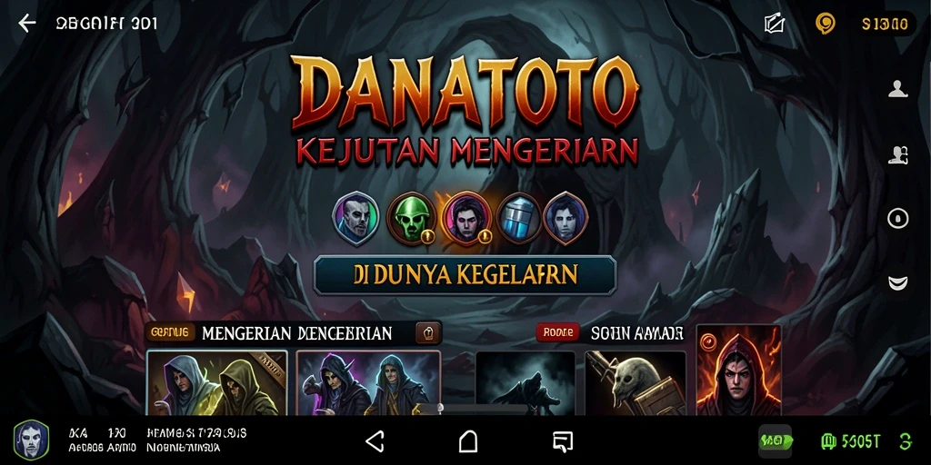 Tampilan menakutkan dari gameplay DANATOTO yang penuh misteri.