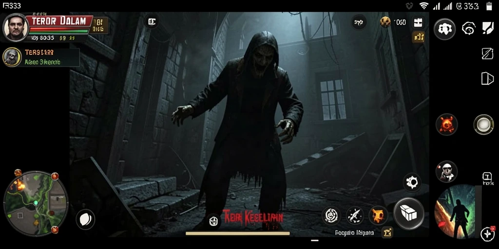 Tampilan gameplay FB333 yang menyeramkan dan penuh ketegangan.