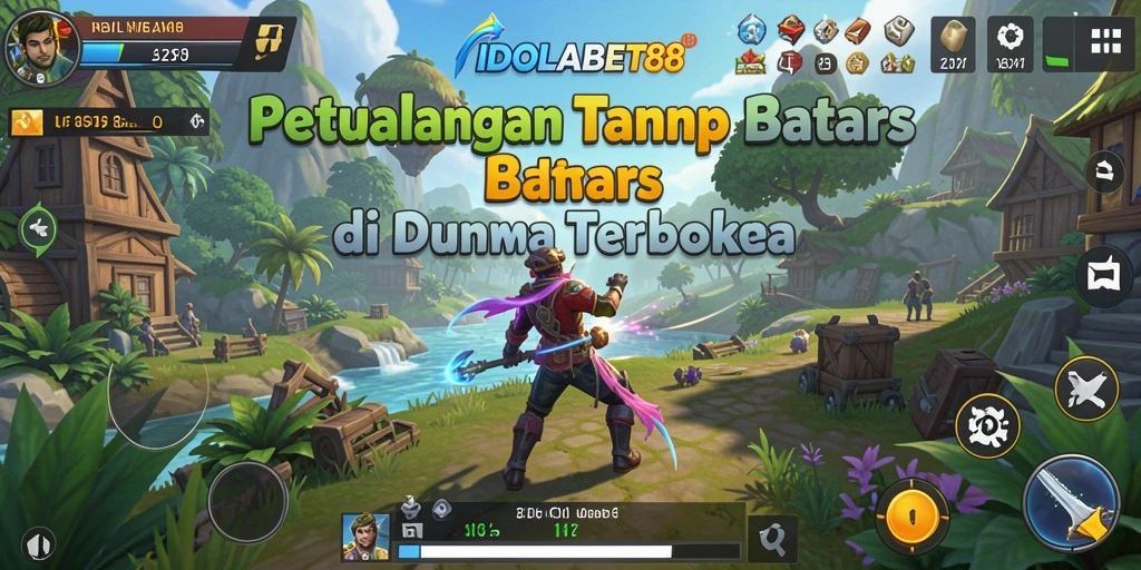 Gameplay memukau di dunia terbuka IDOLABET88, menjelajahi beragam lokasi.