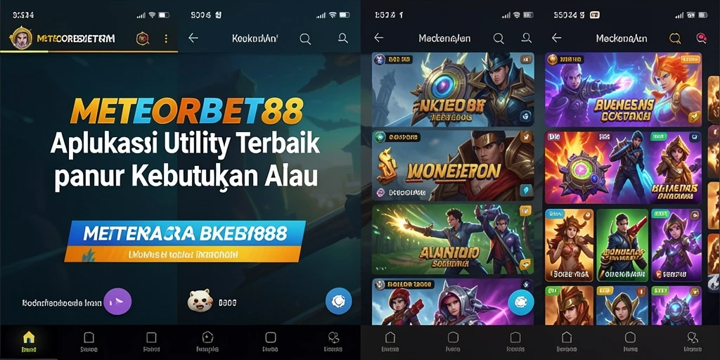 Tampilan antarmuka METEORBET88 yang sederhana dan fungsional.