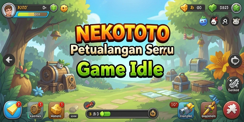 Tampilan grafis NEKOTOTO yang cerah dan gameplay santai.
