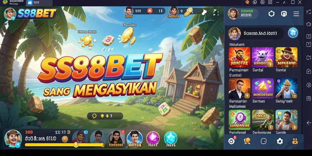 Tampilan gameplay SS88BET yang seru dan berwarna-warni.